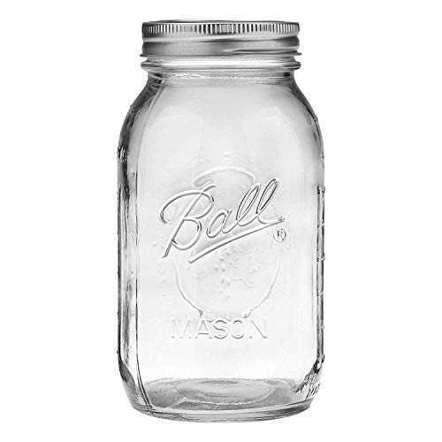 Ball Mason Jar32 oz. Clear Glass Ball Heritage CollectionOne Jar