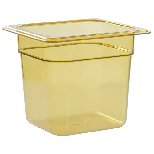 Cambro Amber 1/6 Size High Heat H-Pan 6inch H