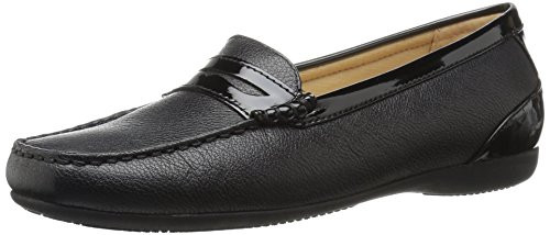 Trotters Women's Staci Flat- Black/Black- 5.5 M US