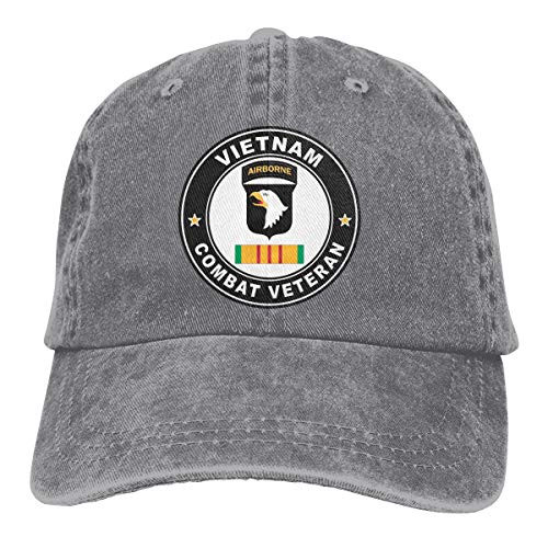 SLISL EIEI US Army 101st Airborne Division Vietnam Combat Veteran Adjustable Baseball Caps Denim Hats Cowboy Sport Outdoor SLISL EIEI US Army 101st Airborne Division Vietnam Combat Veteran Adjustable Baseball Caps Denim Hats Cowboy Sport Outdoor