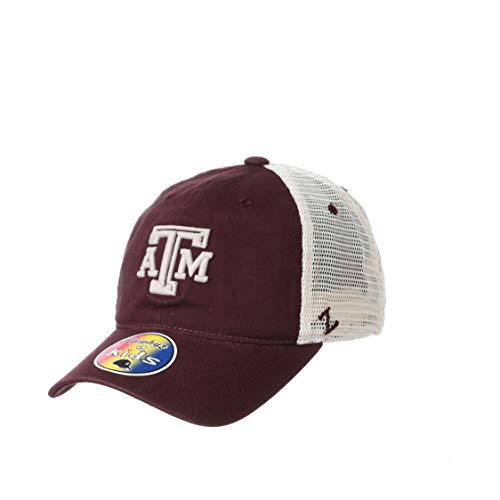 Zephyr NCAA Texas A and M Aggies Adjustable University Hat Kids Team Color- Texas A and M Aggies Maroon- Adjustable