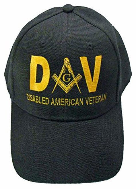 Buy Caps and Hats Mason Hat Disabled American Veteran DAV Masonic Freemason Cap Mens -Black- Buy Caps and Hats Mason Hat Disabled American Veteran DAV Masonic Freemason Cap Mens -Black-