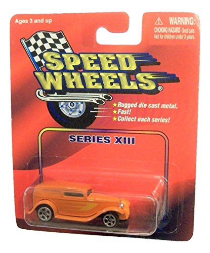 Speed Wheels 1932 Ford Sedan Delivery ~ Orange with Yellow Detailing -Series XIII-