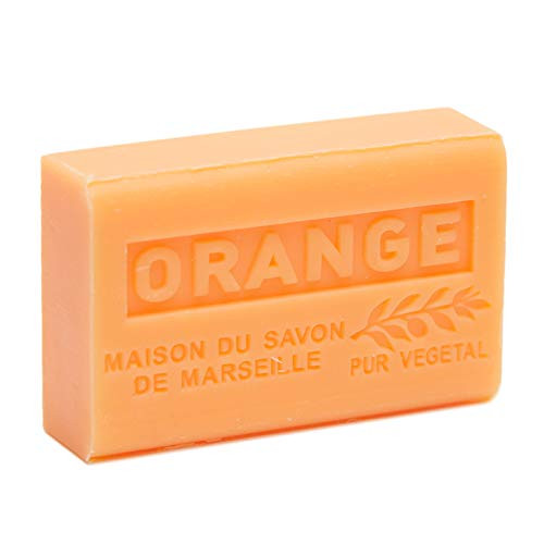 French Soap - Traditional Savon de Marseille - Orange 125g French Soap - Traditional Savon de Marseille - Orange 125g
