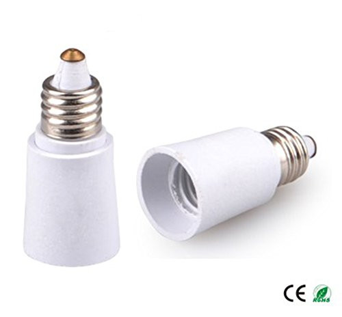 E-Simpo E11 to E11 Lamp Socket Adapter, E11 Lamp Socket Extender, E11 to E11 Adapter, E11-E11 Bulb Base Converter LED Light Holder(10pcs E11 to E11 Extender)