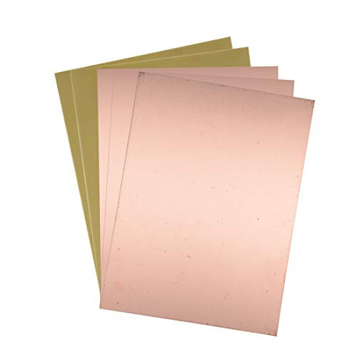 uxcell Single-Sided Copper Clad Laminate PCB Circuit Board- FR4 200x150mm 7.87x5.91 inch- 1.6mm Thickness DIY Prototyping PCB Board- Name Board- 5pcs