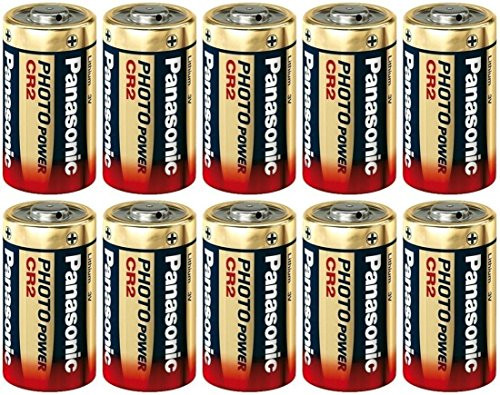 10 Panasonic Ultra CR2 3v Lithium Photo Battery DL-CR2