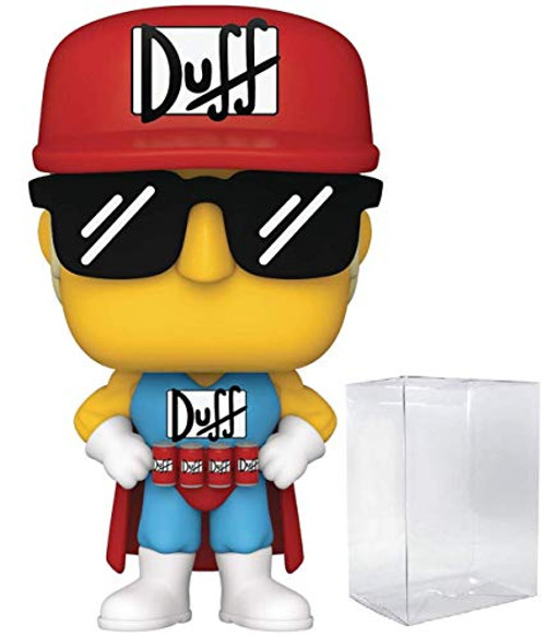 Funko Pop Animation- Simpsons - Duffman Vinyl Figure -Includes Compatible Pop Box Protector Case- Funko Pop Animation- Simpsons - Duffman Vinyl Figure -Includes Compatible Pop Box Protector Case-