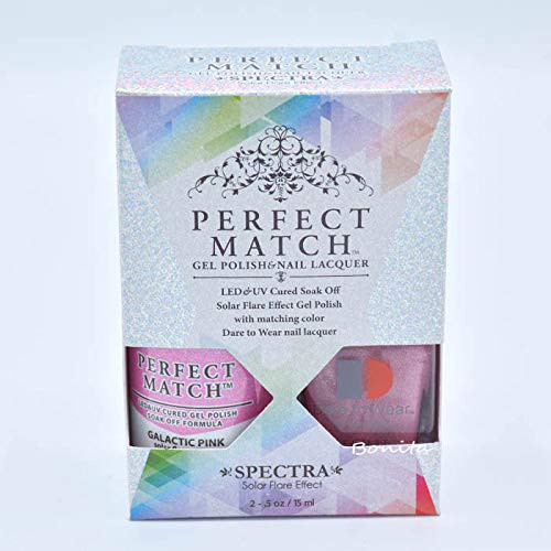 Lechat Perfect Match Gel Plus Nail Polish Spectra Collection SPMS13 Galactic Pink