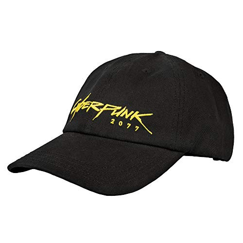 JINX Cyberpunk 2077 Cyberdad Baseball Dad Hat- Black- Adult Size