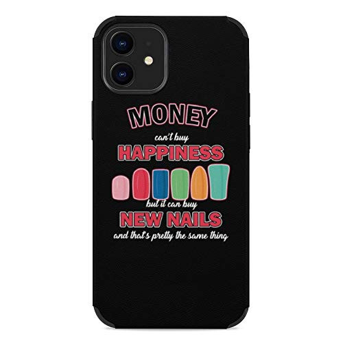 Manicure Nail Art Beautician Funny Quote Case for iPhone 12/iPhone 12 Pro/12 Pro Max/12 Mini Microfiber Lining- Anti-Fall Case Cover Unisex