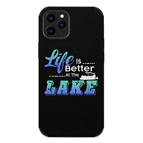 Life is Better at The Lack Funny Case for iPhone 12/iPhone 12 Pro/12 Pro Max/12 Mini Microfiber Lining- Anti-Fall Case Cover Unisex