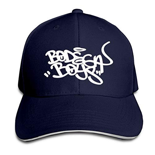 Bodega Boys Script Unisex Casquette Cap Classic Baseball Cap Adjustable Cap Cowboy Hat Sandwich Hat Outdoor Sports Navy