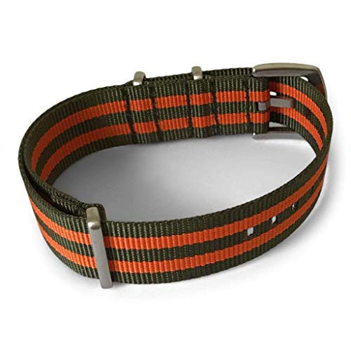 BluShark Original Bond Bomber Jacket Watch Strap -Orange- 20mm-