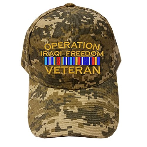 MILITARY Operation Iraqi Freedom Veteran Digital Camo Baseball Cap Hat MILITARY Operation Iraqi Freedom Veteran Digital Camo Baseball Cap Hat