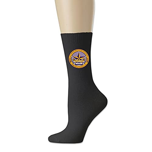 Dagger Logo Adult Sport Casual Crew Knit Socks Crew Socks All Season For Man Or Women Black
