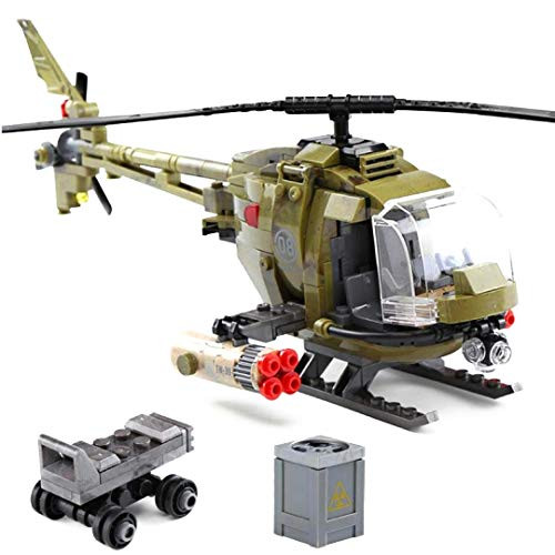 General Jims Military Building Blocks Fighting Tactical Helicopter Building Blocks Toy Bricks Set