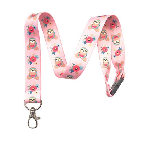 Sloth & Watermelon Break Away Lanyard Key Chain Id Badge Holder