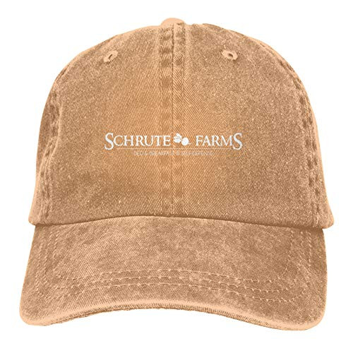 Kritin Schrute Farms Hat Adjustable Baseball Cap Jeans Fashion Unisex Cotton Trucker Dad Hat