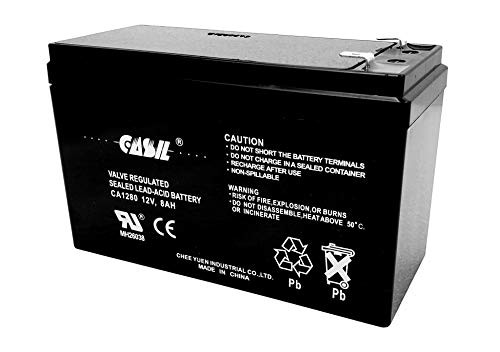 MHB MS7.2-12 12V 7.2Ah F2 Replacement Battery by Casil CA1272 12v 7.2ah