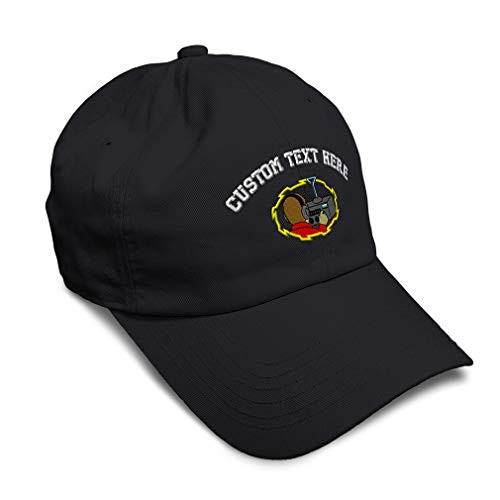 Custom Soft Baseball Cap Ham Radio Operator Embroidery Profession Others Twill Cotton Dad Hats for Men  and  Women Buckle Closure Black Personalized Text Here