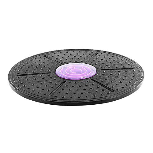 T TOOYFUL Sport 14 '' Balance Board Wobble Fitness Exercise Tilt Stability Balancing Balancing Board Trainer Abs Legs Basic Workout Non-Safety - Purple