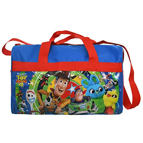 Toy Story 4 Duffel Travel Bag Disney Woody- Buzz- Forky- Duke Kaboom Print