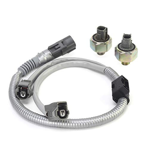 89615-12090 8961512090 89615-12050 8961512050 2 pcs Knock Sensor with Harness Kit Set Compatible With 94-99 3.0L Avalon Camry ES300 89615-12090 8961512090 89615-12050 8961512050 2 pcs Knock Sensor with Harness Kit Set Compatible With 94-99 3.0L Avalon Camry ES300