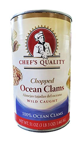 Chef's Quality Chopped Ocean Clams- 51oz