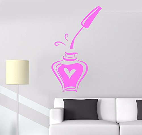 Vinyl Wall Decal Nail Salon Beauty Polish Manicure Girl Room Stickers -273VS-