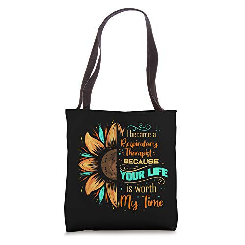 Respiratory Therapist Sunflower RT Gift Tote Bag
