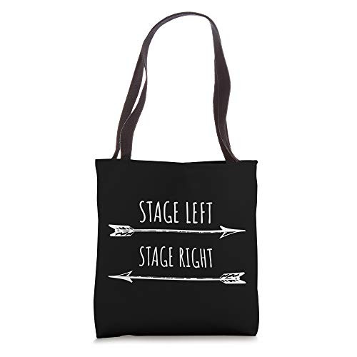 Theater Broadway Musical Stage Left Stage Right Actor Gift Tote Bag Theater Broadway Musical Stage Left Stage Right Actor Gift Tote Bag