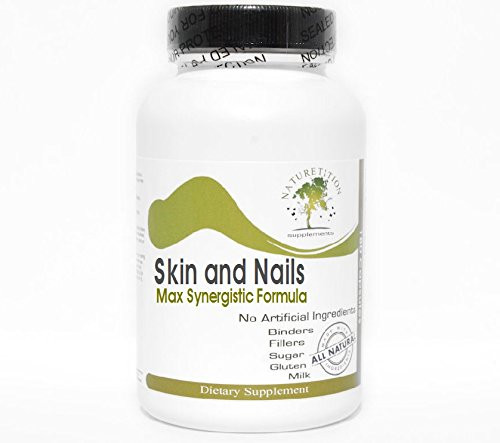 Skin and Nails Max ~ 90 Capsules - No Additives ~ Naturetition Supplements