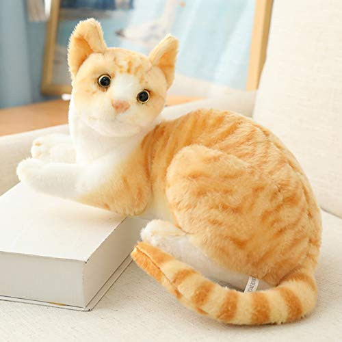 BARMI Realistic Cat Stuffed Animal- Tabby Cat Stuffed Animal Realistic Stuffed Cat Plush Shorthair Cat Plush Cat Pillow Lifelike Cat Stuffed Animals Realistic Cat Plushies Orange/10inch BARMI Realistic Cat Stuffed Animal- Tabby Cat Stuffed Animal Realistic Stuffed Cat Plush Shorthair Cat Plush Cat Pillow Lifelike Cat Stuffed Animals Realistic Cat Plushies Orange/10inch