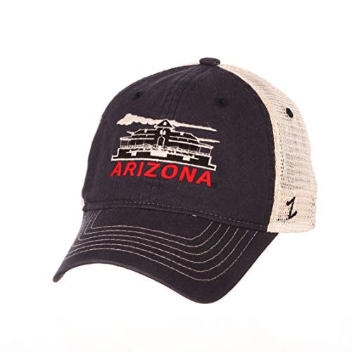 Zephyr Arizona Wildcats Destination Mesh Snapback Cap - NCAA- Adjustable Trucker Baseball Hat