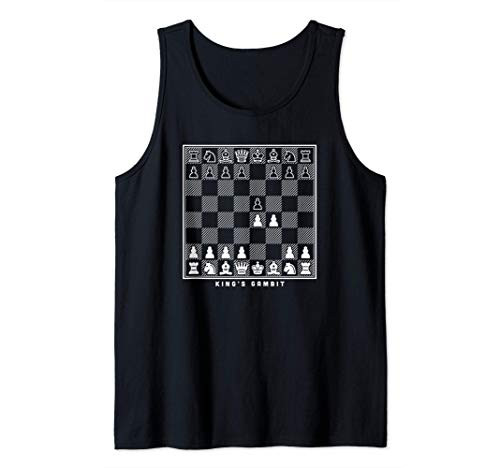 King's gambit chess opening board chess player gift Tank Top