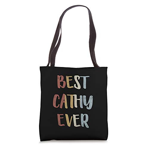 Best Cathy Ever Retro Vintage First Name Gift Tote Bag
