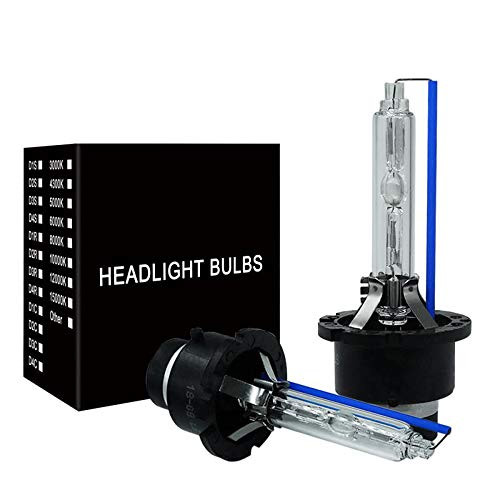 D2S Headlight Bulb Xenon HID Headlights Replacement Bulbs 35W 8000K Car Headlight Lamps Head Lights (D2S,8000K)