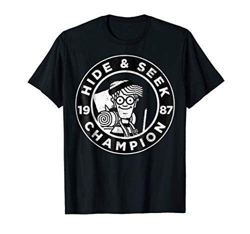 Where's Waldo Hide  and  Seek Champ Circle Logo Graphic T-Shirt