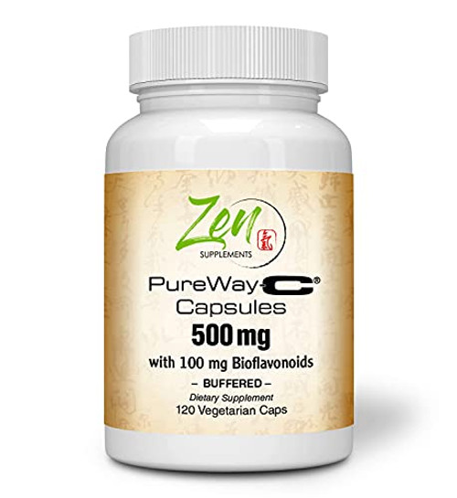 Buffered Vitamin C - Advanced Vitamin C Supplement with Bioflavonoid Complex - Immune System and Antioxidant Support - Non-GMO and Gluten Free - 120 Ascorbic Acid Powder VegCaps Buffered Vitamin C - Advanced Vitamin C Supplement with Bioflavonoid Complex - Immune System and Antioxidant Support - Non-GMO and Gluten Free - 120 Ascorbic Acid Powder VegCaps
