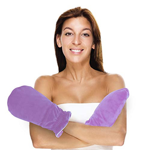 Microwavable Heated Arthritis Gloves for Warming Heat Therapy | Microwave Mittens for Arthritis for Pain Relief - Great for Rheumatoid Arthritis- Nerve Pain- Carpal Tunnel -Purple-