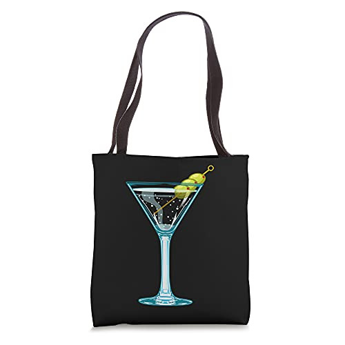 Martini Glass Green Olives Bartender Vodka Drink Tote Bag