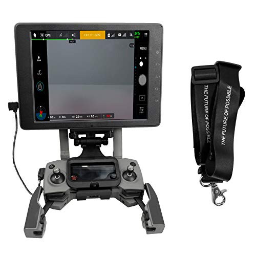 RC GearPro Foldable Tablet Holder Extender Remote Controller Stand Tablet Mount with Lanyard Support CrystalSky Monitor for DJI Spark/Mavic Pro/Mavic Platinum/Mavic 2 Pro/Mavic 2 Zoom/Mavic Air Drone