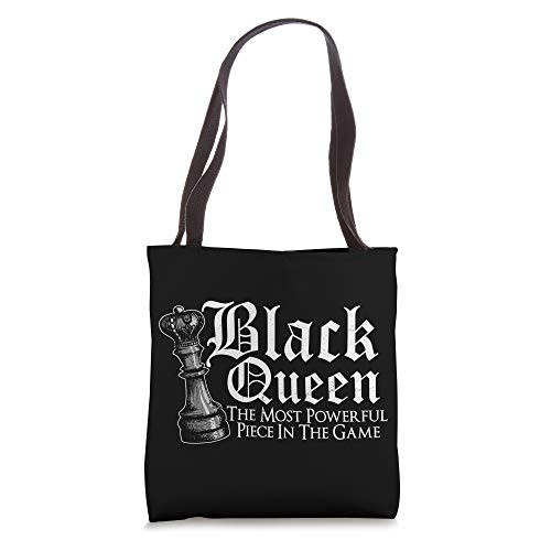 Black Queen Black History Powerful African American Woman Tote Bag