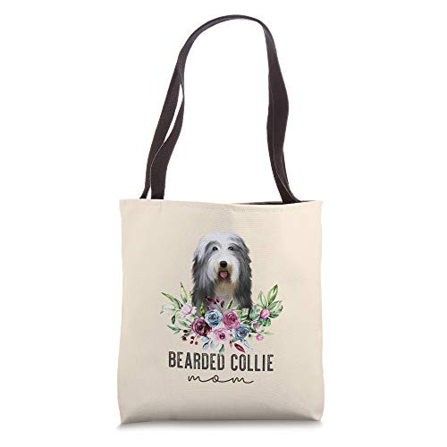 Bearded Collie Gifts Dog Mom Tote Bag