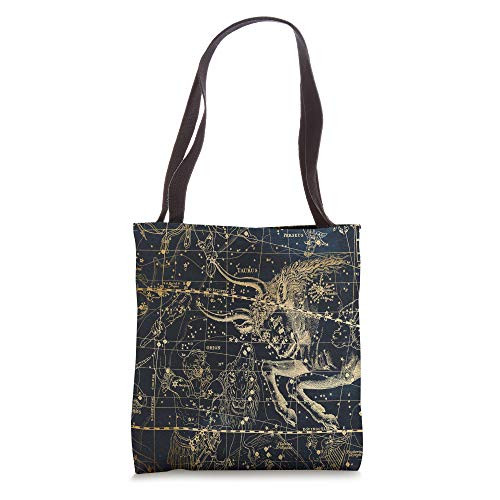 Taurus Zodiac Sign Bull Horoscope Astrology Star Map Tote Bag Taurus Zodiac Sign Bull Horoscope Astrology Star Map Tote Bag