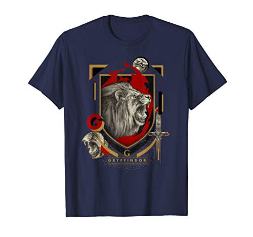 Harry Potter Gryffindor Magicial Mischief Level Up Crest T-Shirt