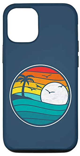 iPhone 12/12 Pro Retro Eighties Beach and Surf Graphic 80's Vibe Graphic Case iPhone 12/12 Pro Retro Eighties Beach and Surf Graphic 80's Vibe Graphic Case