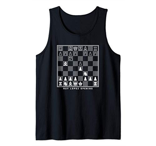Ruy lopez opening chess board - chess player gift Tank Top