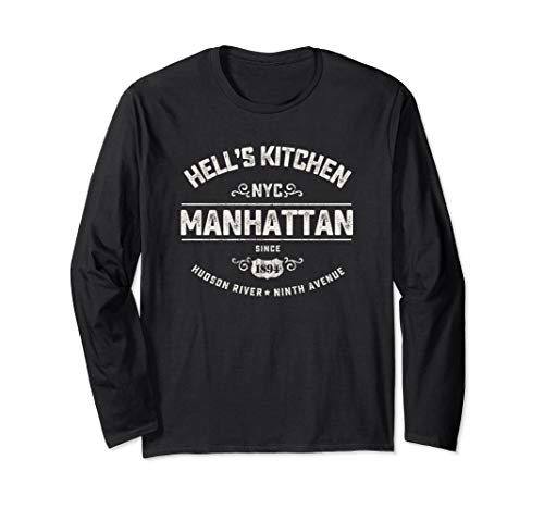 Hell s Kitchen New York City Cool Vintage Long Sleeve T-Shirt Hell s Kitchen New York City Cool Vintage Long Sleeve T-Shirt
